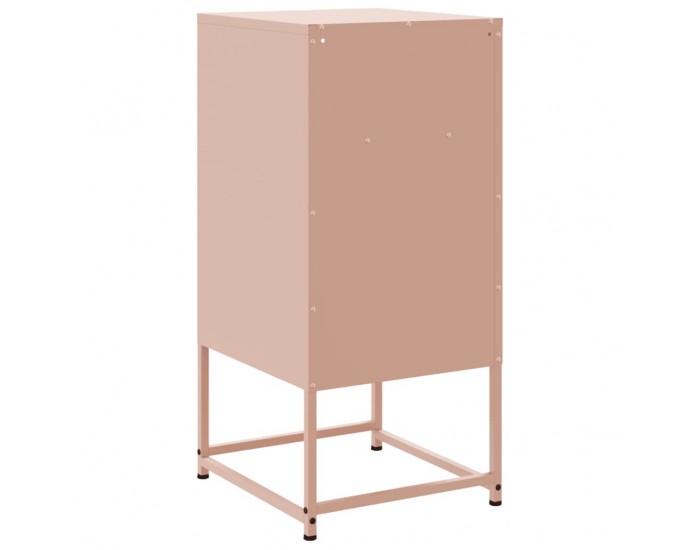 Sonata H Нощно шкафче, розово, 36x39x78 см, стомана
