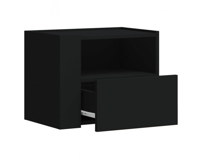 Sonata H Нощни шкафчета за стенен монтаж, 2 бр, бели, 45x30x35 см