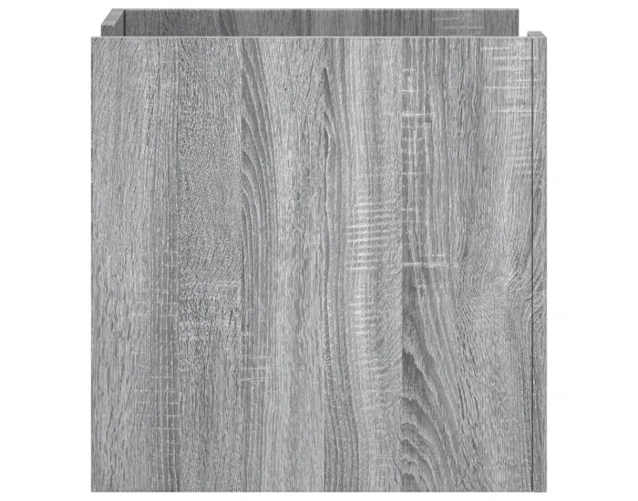 Sonata H Нощно шкафче, сив сонома, 45x50x50 см, инженерно дърво