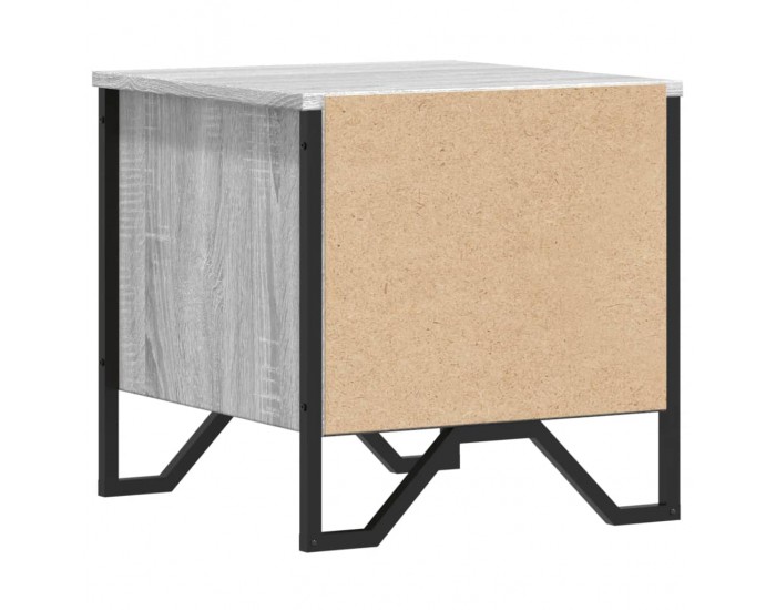 Sonata H Нощни шкафчета, 2 бр, сив сонома, 40x41x40 см, инженерно дърво