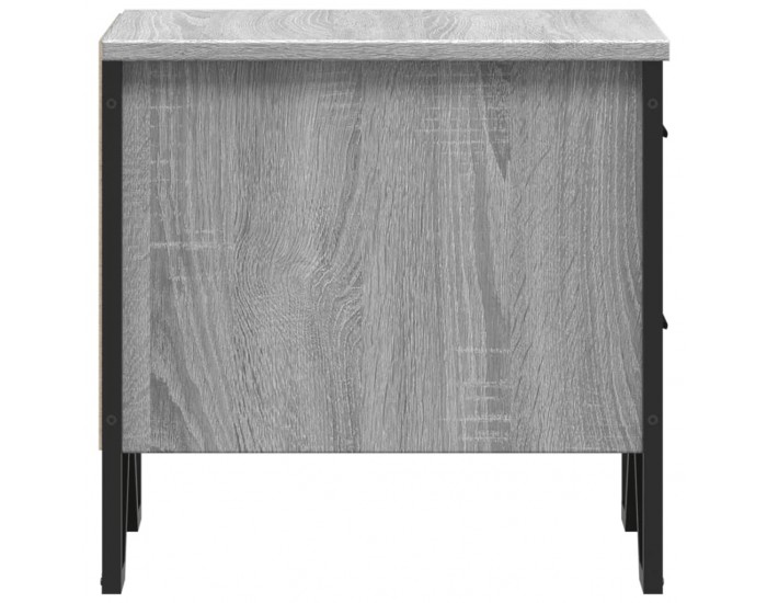 Sonata H Нощни шкафчета, 2 бр, сив сонома, 40x41x40 см, инженерно дърво