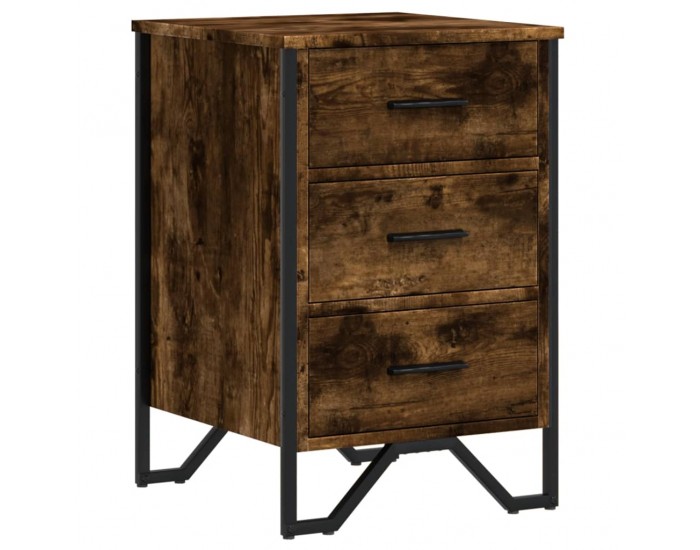 Sonata H Нощно шкафче, опушен дъб, 40x41x60 см, инженерно дърво