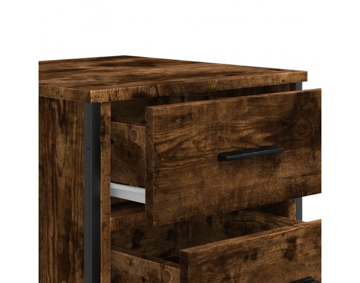 Sonata H Нощно шкафче, опушен дъб, 40x41x60 см, инженерно дърво