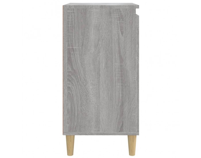 Sonata H Нощно шкафче, сив сонома, 40x35x70 см, инженерно дърво