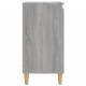 Sonata H Нощно шкафче, сив сонома, 40x35x70 см, инженерно дърво