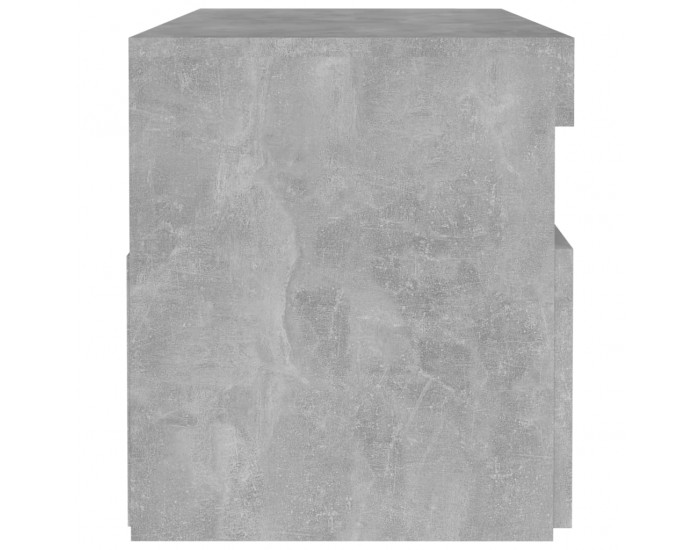 Sonata H Нощно шкафче с LED осветление бетонно сиво 60x35x40 см