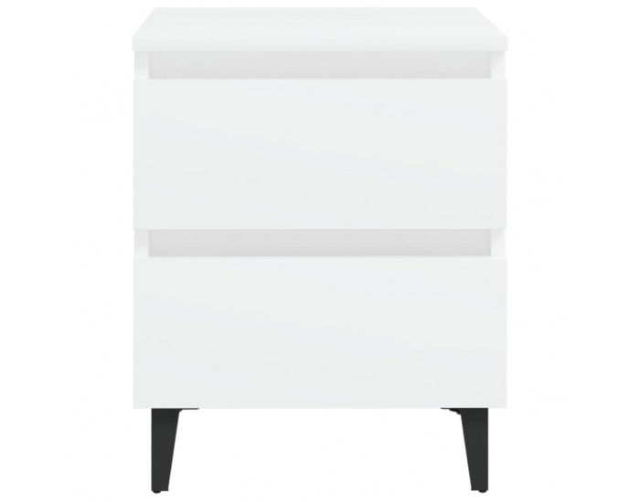 Sonata H Нощно шкафче, бяло, 40x35x50 см, инженерно дърво