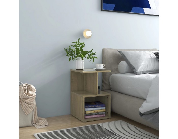 Sonata H Нощно шкафче, дъб сонома, 35x35x55 см, инженерно дърво