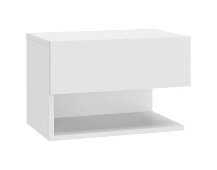 Sonata H Нощно шкафче за стенен монтаж, бяло