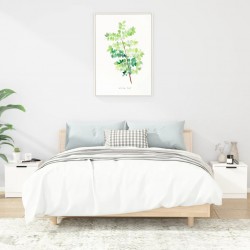 Sonata H Нощни шкафчета, 2 бр, бели, 40x39x40 см - Нощни шкафчета