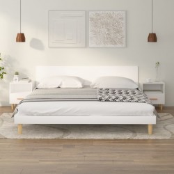 Sonata H Нощни шкафчета, 2 бр, бели, 40x35x47 см - Нощни шкафчета