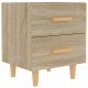 Sonata H Нощно шкафче, опушен дъб, 40x35x47,5 см