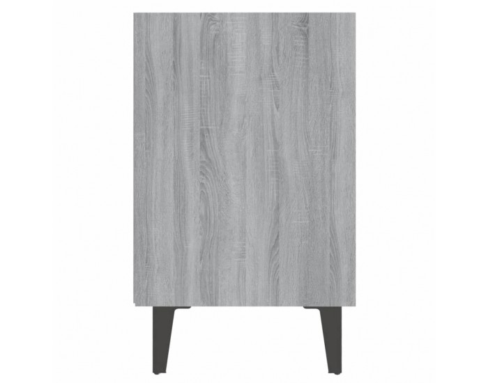 Sonata H Нощно шкафче с метални крака, сив сонома, 40x30x50 см