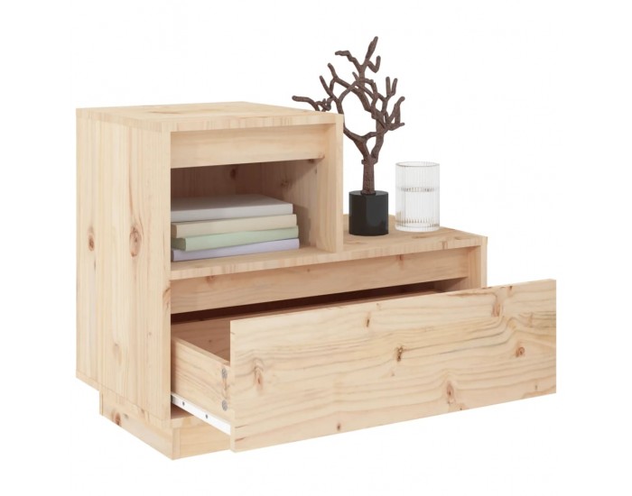 Sonata H Нощно шкафче, 60x34x51 см, борово дърво масив