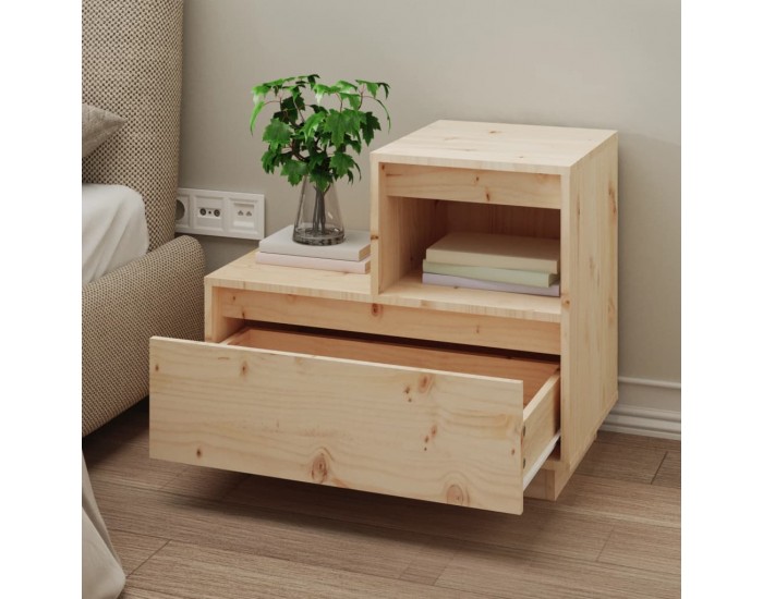 Sonata H Нощно шкафче, 60x34x51 см, борово дърво масив