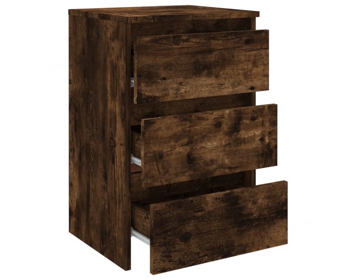 Sonata H Нощно шкафче, опушен дъб, 40x35x62,5 см, инженерно дърво