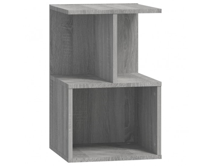 Sonata H Нощни шкафчета, 2 бр, сив сонома, 35x35x55 см, инженерно дърво