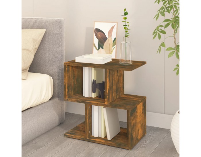 Sonata H Нощни шкафчета 2 бр опушен дъб 50x30x51,5 см инженерно дърво