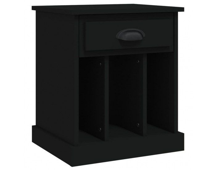 Sonata H Нощно шкафче, черно, 43x36x50 см