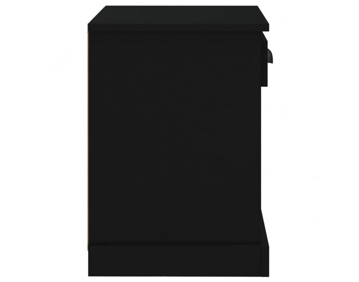 Sonata H Нощно шкафче, черно, 43x36x50 см