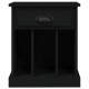 Sonata H Нощно шкафче, черно, 43x36x50 см