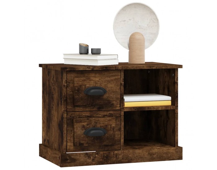 Sonata H Нощно шкафче, опушен дъб, 60x35,5x45 см