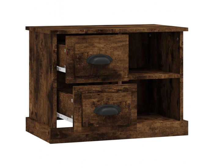 Sonata H Нощно шкафче, опушен дъб, 60x35,5x45 см