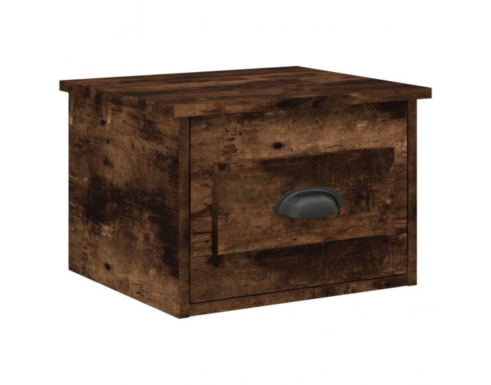 Sonata H Нощно шкафче за стенен монтаж, опушен дъб, 41,5x36x28 см