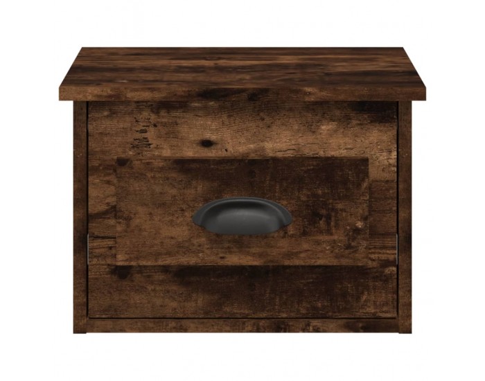 Sonata H Нощно шкафче за стенен монтаж, опушен дъб, 41,5x36x28 см