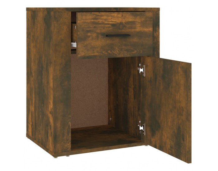 Sonata H Нощно шкафче, Опушен дъб, 50x36x60 см, инженерно дърво