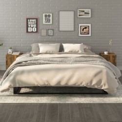 Sonata H Нощни шкафчета, 2 бр, Опушен дъб, инженерно дърво - Нощни шкафчета