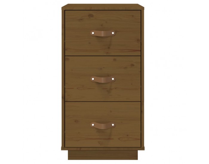 Sonata H Нощно шкафче, меденокафяво, 40x40x75 см, борово дърво масив