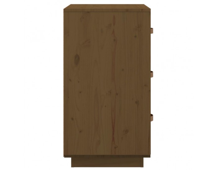 Sonata H Нощно шкафче, меденокафяво, 40x40x75 см, борово дърво масив