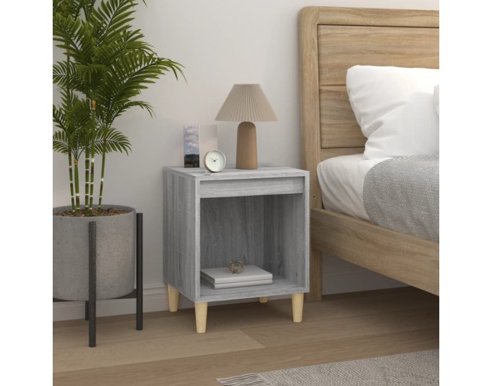 Sonata H Нощни шкафчета, 2 бр, сив сонома, 40x35x50 см