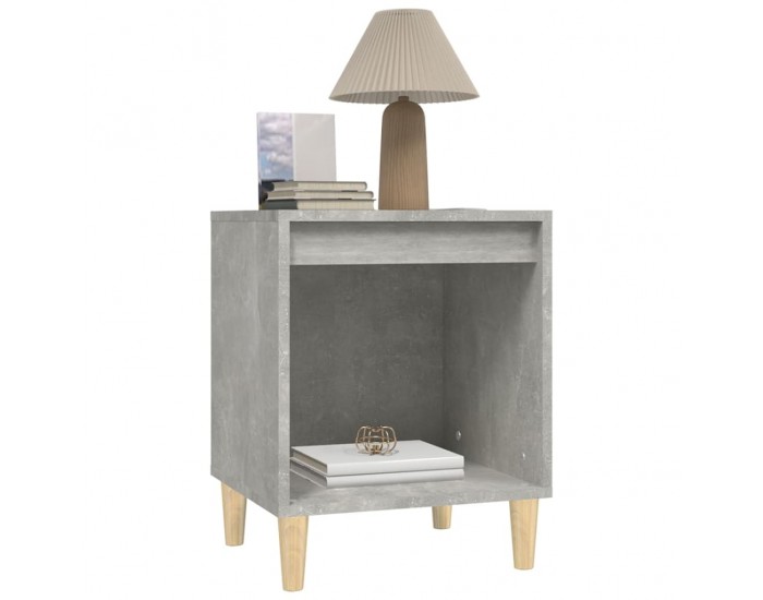 Sonata H Нощни шкафчета, 2 бр, бетонно сиво, 40x35x50 см