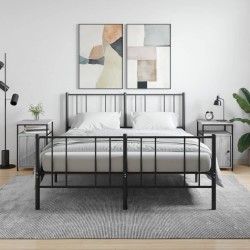 Sonata H Нощни шкафчета, 2 бр, сив сонома, 40x42x60 см, инженерно дърво - Нощни шкафчета