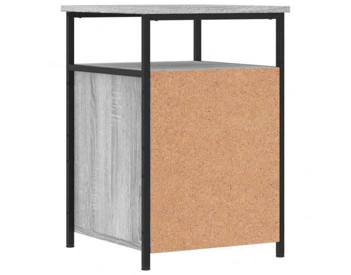 Sonata H Нощни шкафчета, 2 бр, сив сонома, 40x42x60 см, инженерно дърво