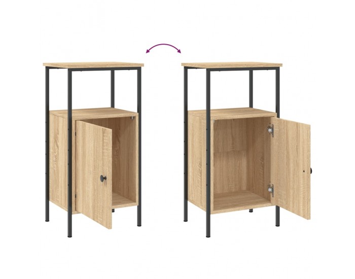 Sonata H Нощно шкафче, дъб сонома, 41x31x80 см, инженерно дърво