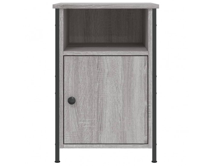 Sonata H Нощно шкафче, сив сонома, 40x42x60 см, инженерно дърво