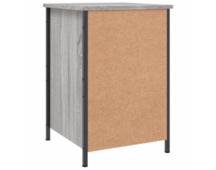 Sonata H Нощно шкафче, сив сонома, 40x42x60 см, инженерно дърво