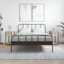 Sonata H Нощни шкафчета 2 бр дъб сонома 30x60x60 см инженерно дърво - Нощни шкафчета