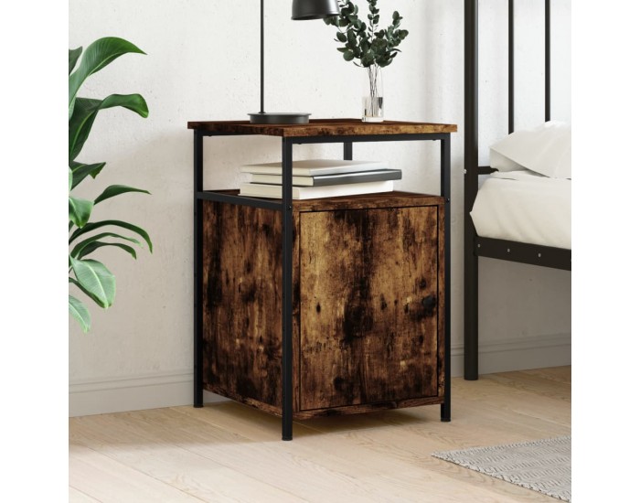 Sonata H Нощно шкафче, опушен дъб, 40x42x60 см, инженерно дърво