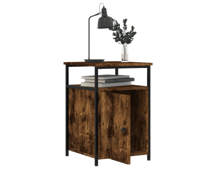 Sonata H Нощно шкафче, опушен дъб, 40x42x60 см, инженерно дърво