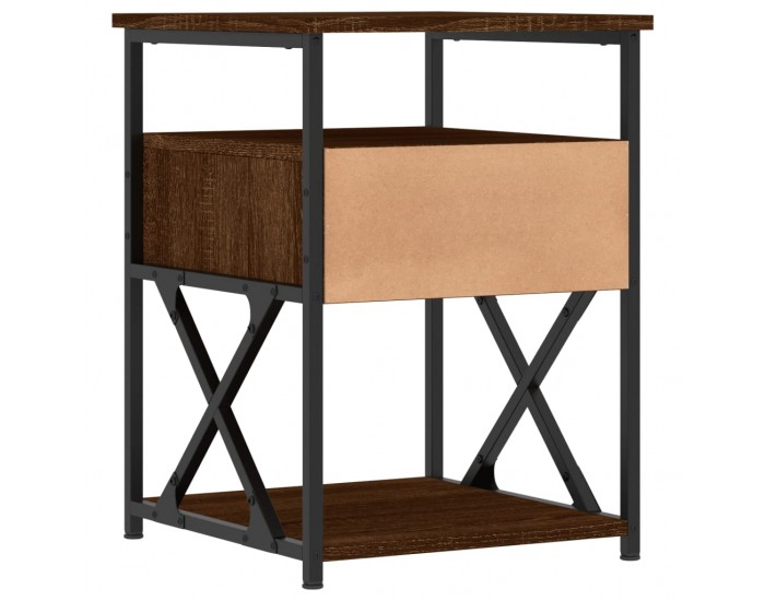 Sonata H Нощни шкафчета 2 бр кафяв дъб 40x42x55 см инженерно дърво