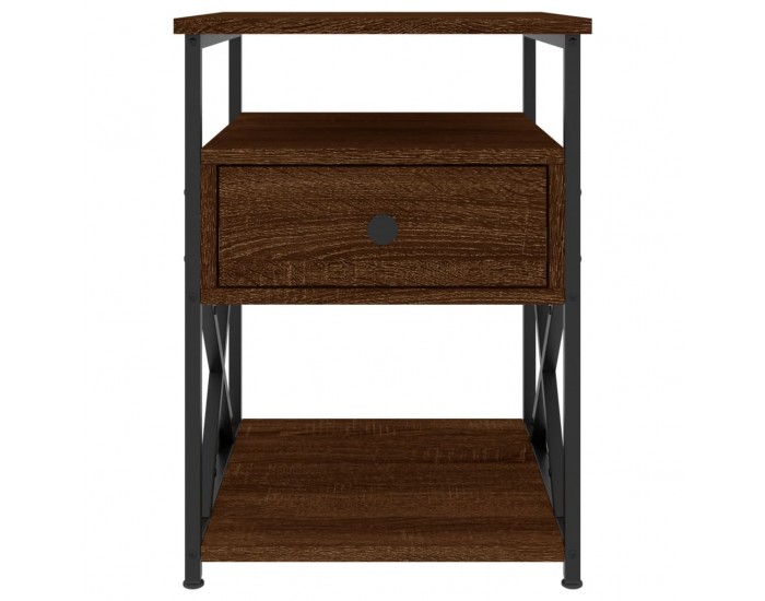 Sonata H Нощни шкафчета 2 бр кафяв дъб 40x42x55 см инженерно дърво