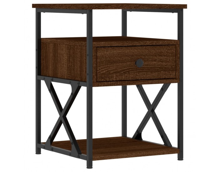 Sonata H Нощни шкафчета 2 бр кафяв дъб 40x42x55 см инженерно дърво