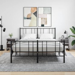 Sonata H Нощни шкафчета, 2 бр, сив сонома, 40x30x50 см, инженерно дърво - Нощни шкафчета