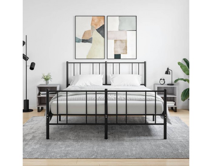 Sonata H Нощни шкафчета, 2 бр, сив сонома, 40x30x50 см, инженерно дърво