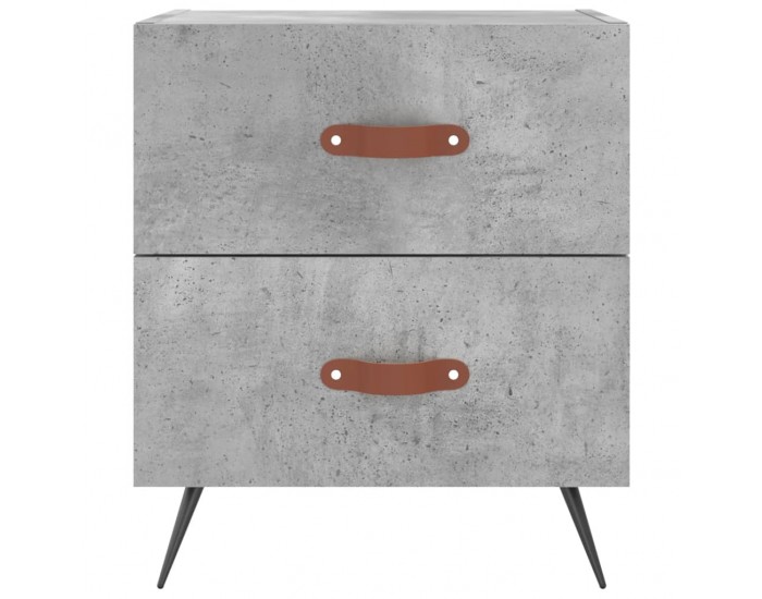 Sonata H Нощни шкафчета 2 бр бетонно сиво 40x35x47,5 см инженерно дърво