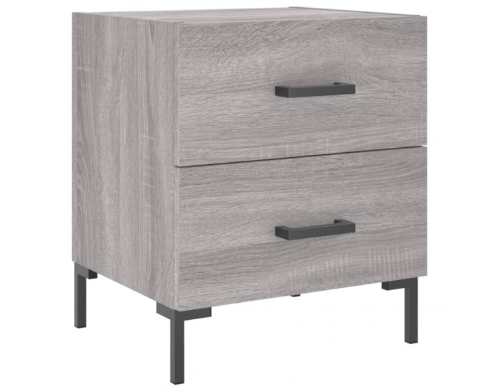 Sonata H Нощни шкафчета 2 бр сив сонома 40x35x47,5 см инженерно дърво